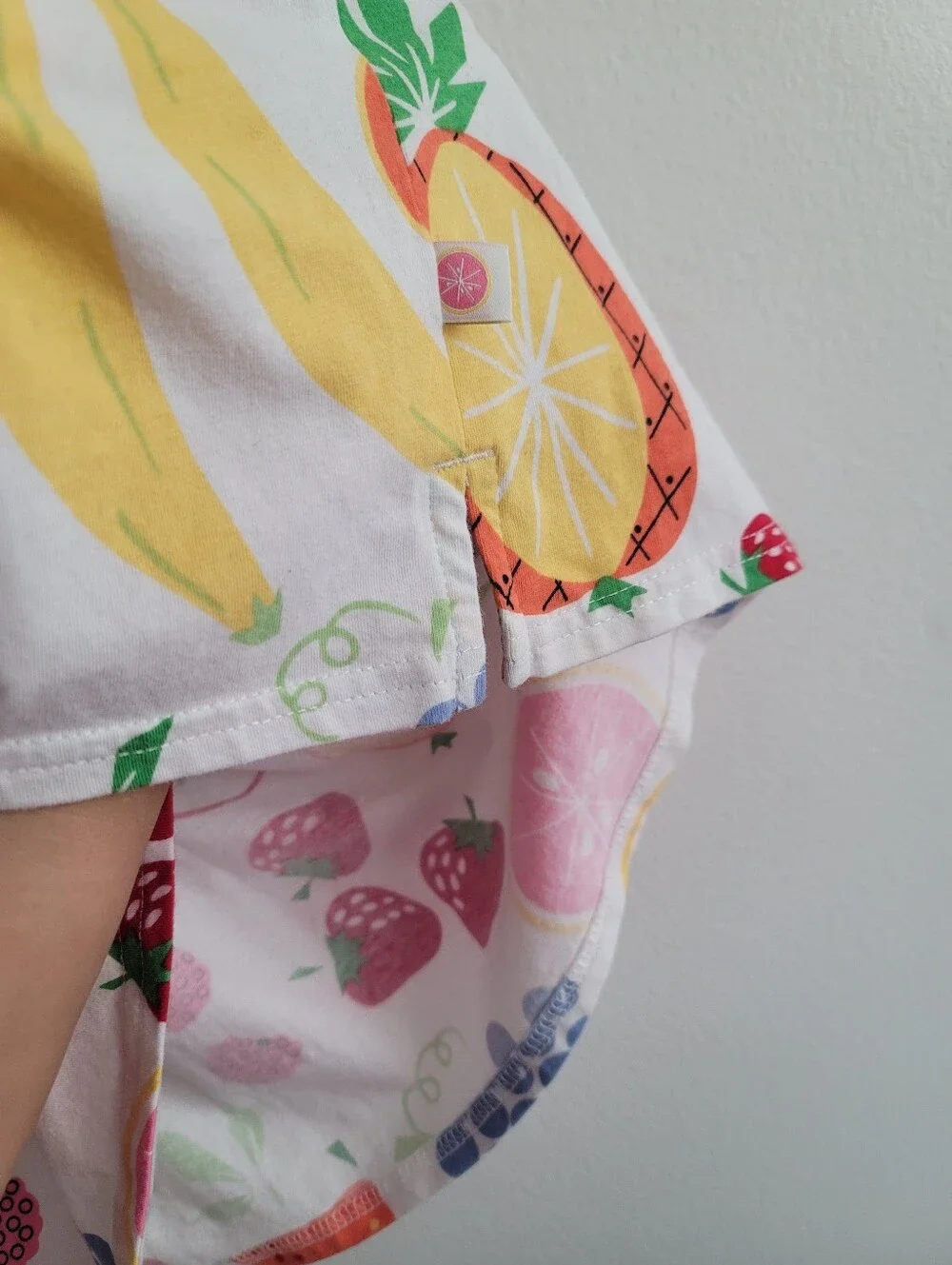 Nick & Nora Sleepwear Small Fruit Print Sleeveless Night Dress Pajama Summer - Picture 8 of 8